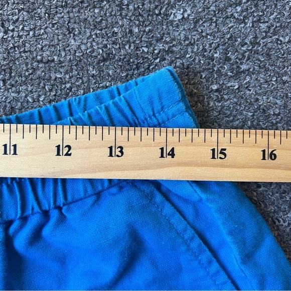 J. Crew Factory Linen Blend Blue Shorts Size 8 - Picture 7 of 8